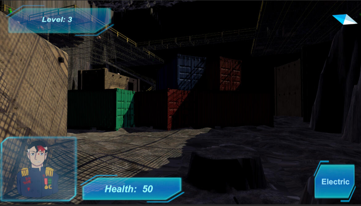 A pale girl with light short hair stood infront of a background of a small town. She looks nervous.