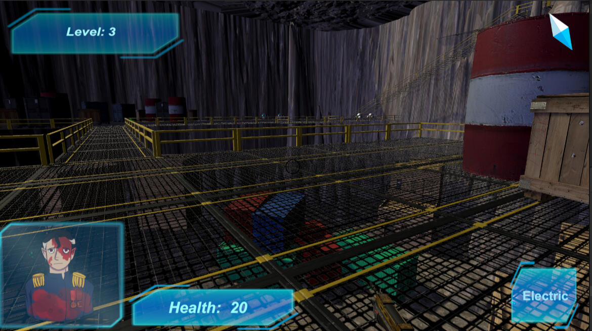 A pale girl with light short hair stood infront of a background of a small town. She looks nervous.